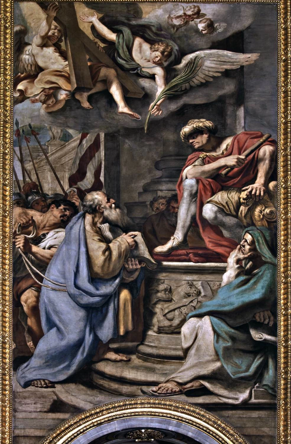 Sant'Andrea condannato da Egeo - Chiesa di Sant'Andrea della Valle, Roma